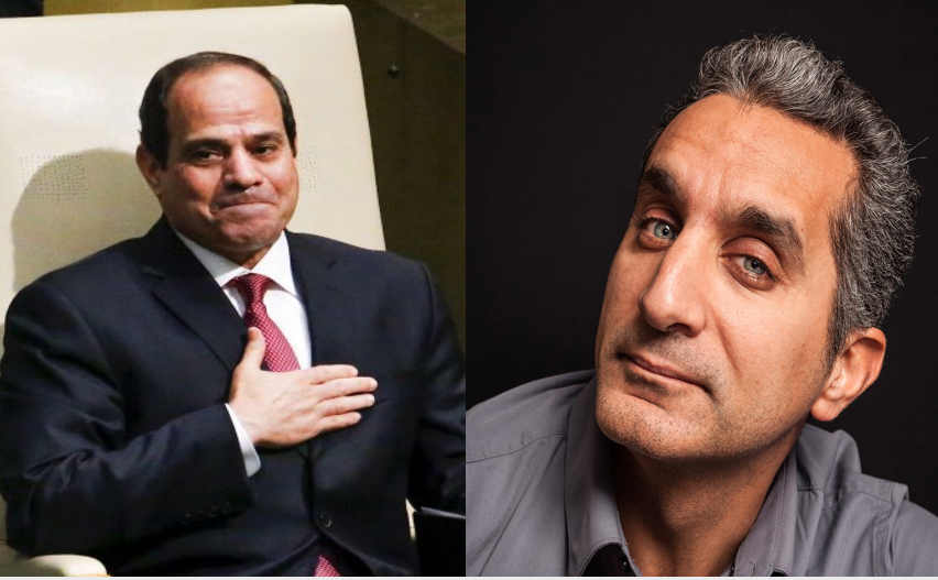 عبدالفتاح السيسي وباسم يوسف