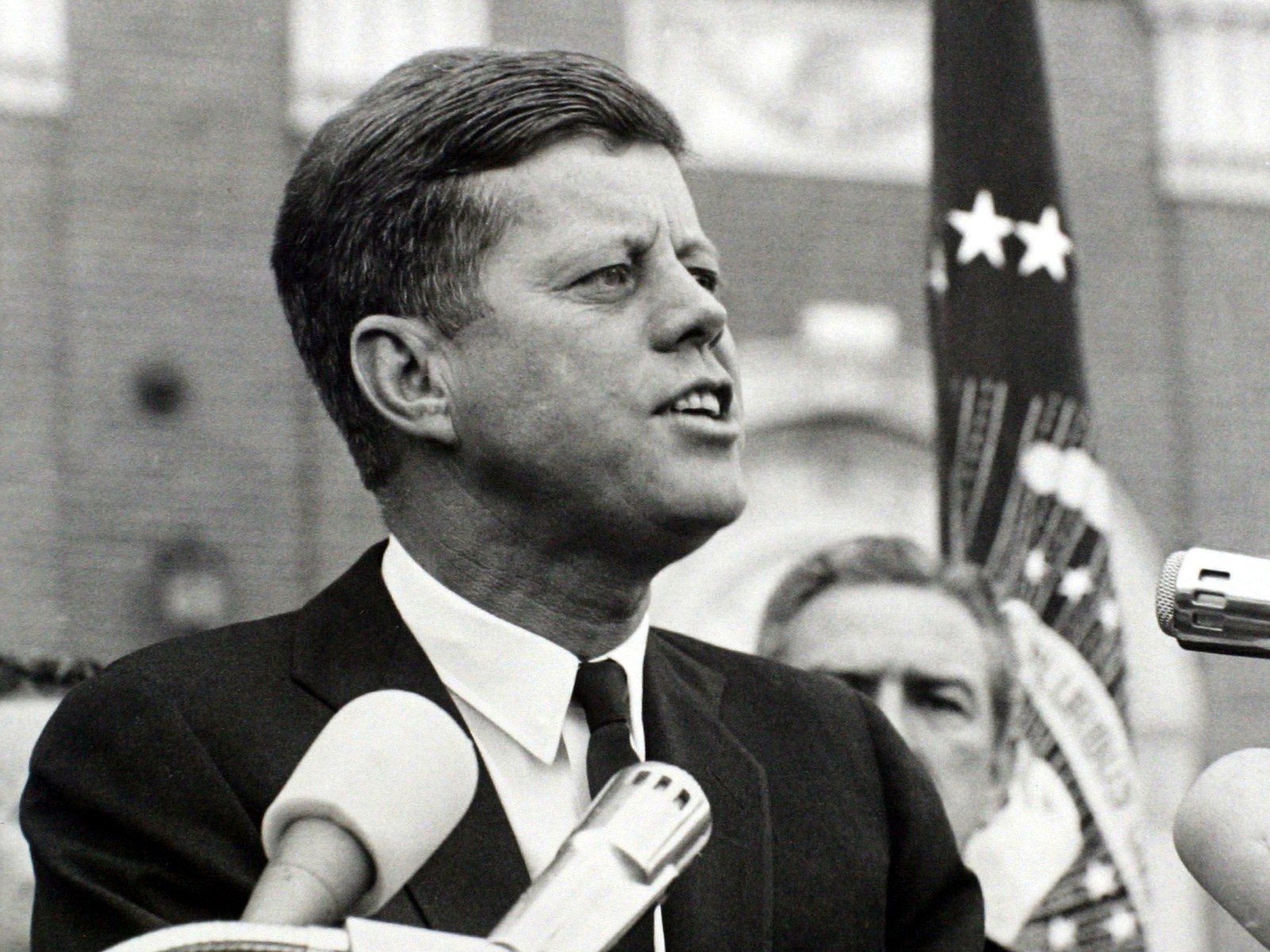 الرئيس الأمريكي الأسبق جون كينيدي