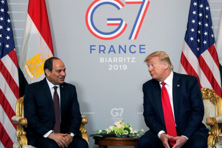 الرئيس الأمريكي ترامب والرئيس المصري عبد الفتاح السيسي/رويترز