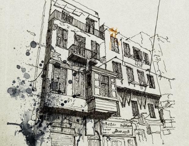 مبنى سكني مبني على تصميم تركي في محطة الرمل بوسط مدينة الإسكندرية/ MEE
