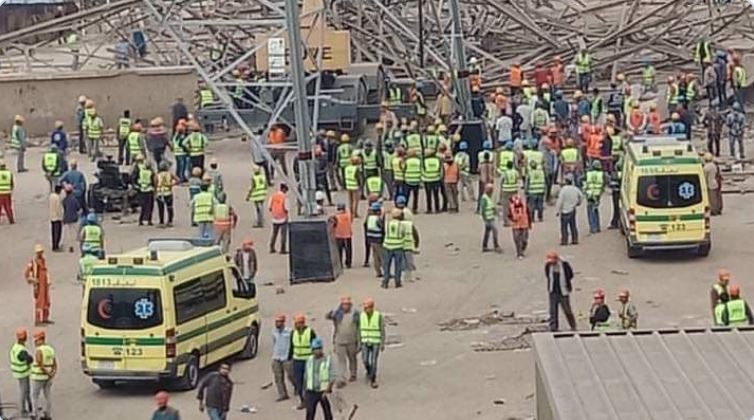 مشرف غرفة عمليات الحماية المدنية بالجيزة تلقَّى إشارة من شرطة النجدة، تفيد بسقوط برج كهرباء في قرية سقيل