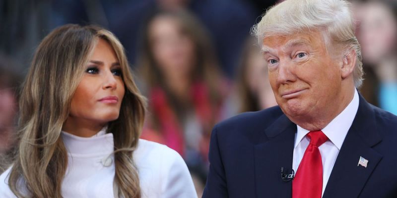 مزحة ترامب عن «عدم بكاء ميلانيا عليه» واحدة من لحظاتهما الغريبة العديدة