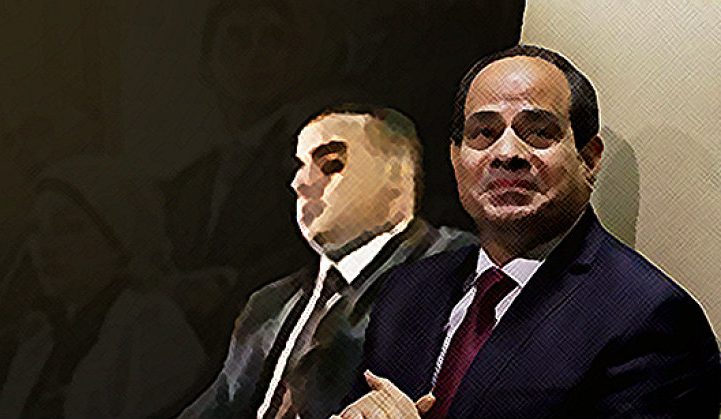 الرئيس المصري عبد الفتاح السيسي ونجله محمود/ عربي بوست