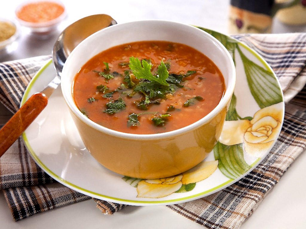 شوربة العدس والبرغل