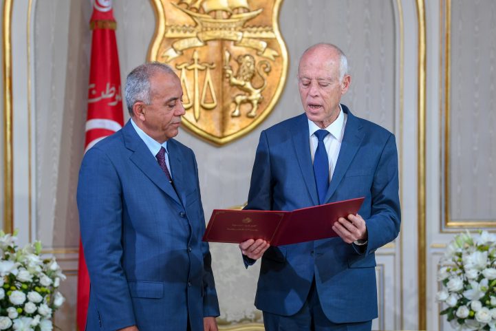حبيب الجملي خلال تكليفه من قبل رئيس الجمهورية بتشكيل الحكومة/ رويترز