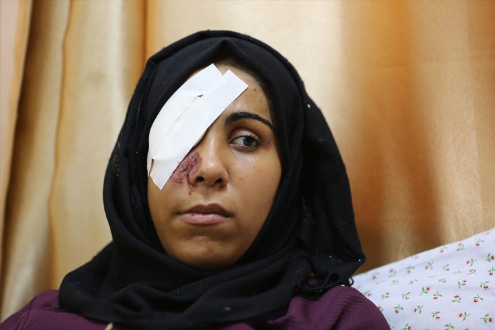 الشابة الفلسطينية مي أبو رويضة / الأناضول