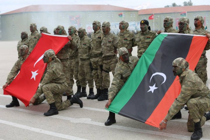 تدريبات عسكرية مشتركة بين الجيشين الليبي والتركي في تركيا، تموز 2019/ الأناضول