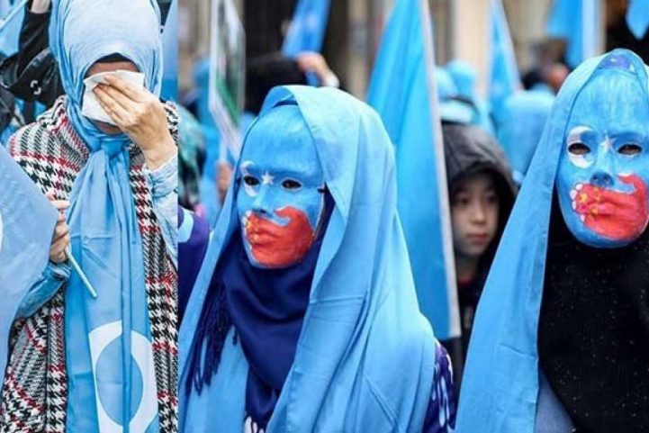 التضامن مع الإيغور المسلمين/ رويترز