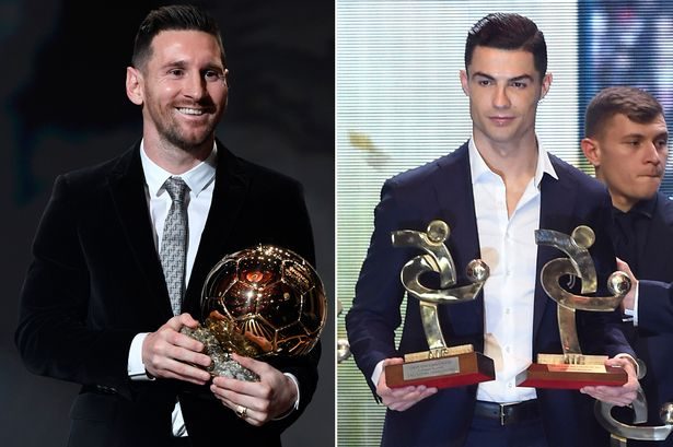 رونالدو وميسي الأكثر فوزاً بالكرة الذهبية (رويترز)