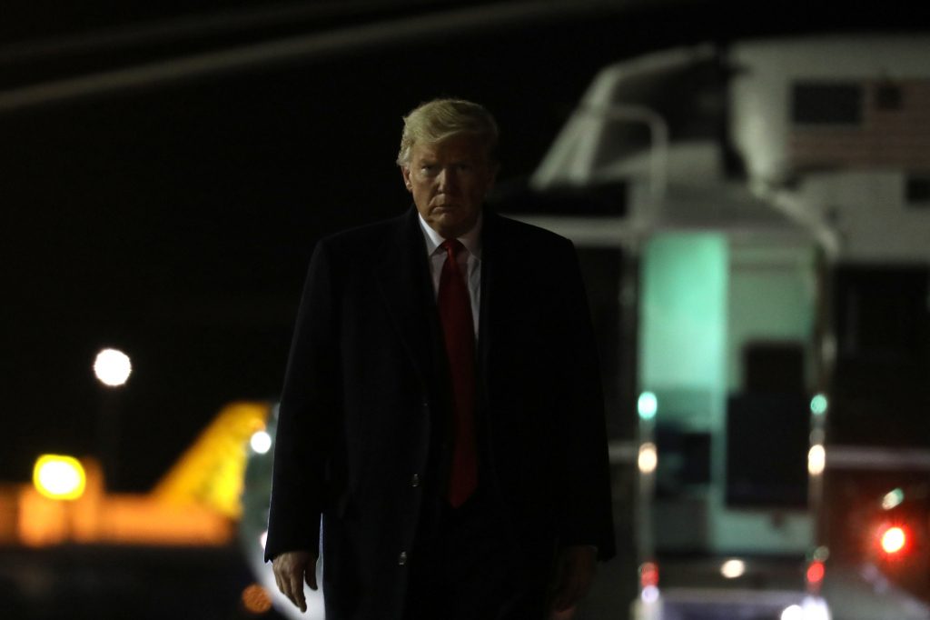 الرئيس الأمريكي دونالد ترامب