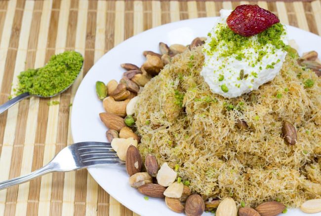 طريقة تحضير الكنافة المفروكة