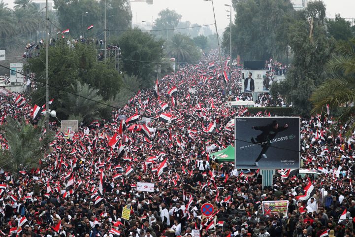 احتجاجات كانت ضخمة في العراق ضد الفساد /رويترز