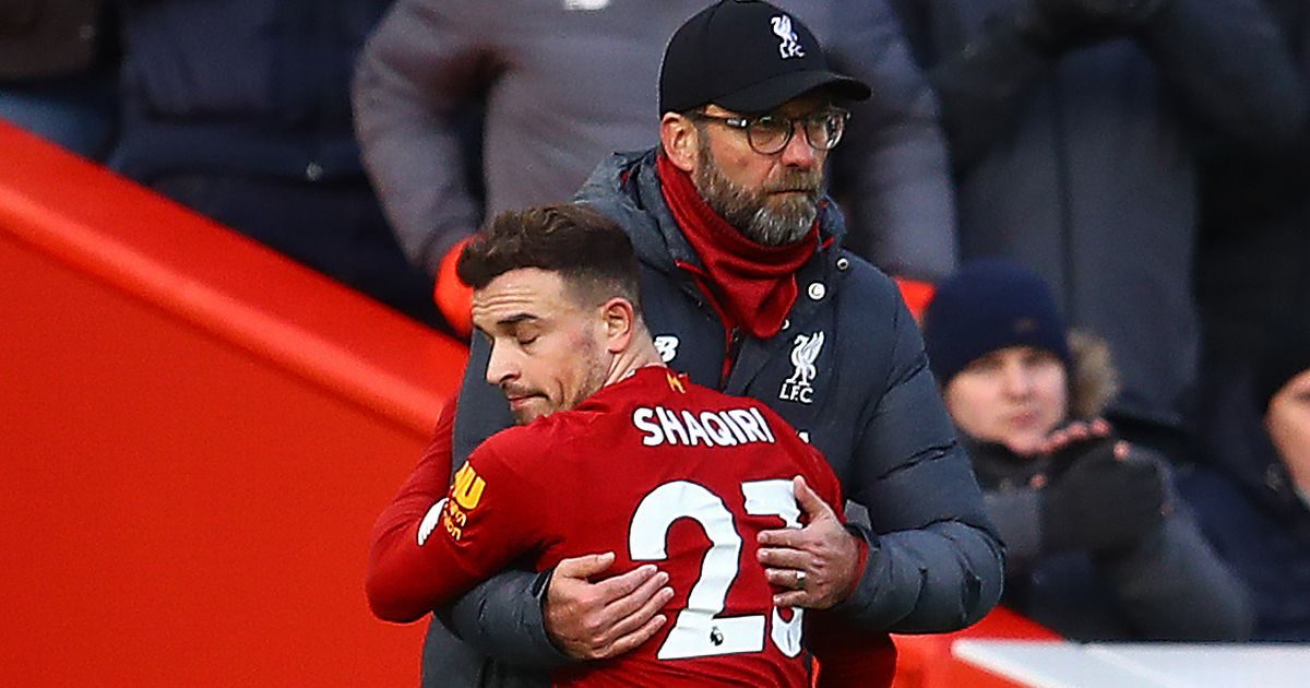 نفى رحيل شاكيري عن الفريق.. كلوب «الصارم» يُغلق باب الانتقالات في وجه نجوم ليفربول