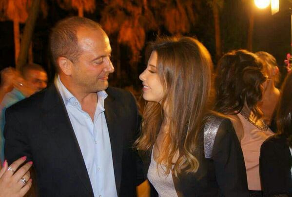 نانسي عجرم مع زوجها فادي الهاشم