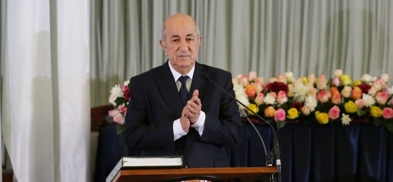 الرئيس الجزائري عبدالمجيد تبون
