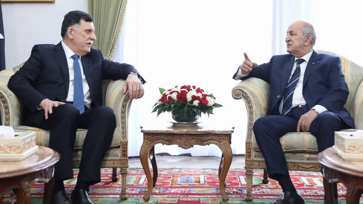 الجزائر ليبيا عبد المجيد تبون فايز السراج