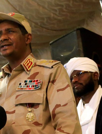 محمد حمدان دقلو نائب رئيس المجلس السيادي السوداني/رويترز