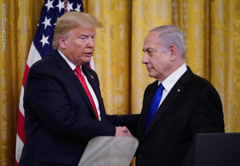 دونالد ترامب نتنياهو