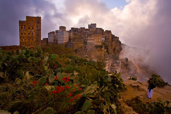 إحدى القرى في جبال حراز/ EPA
