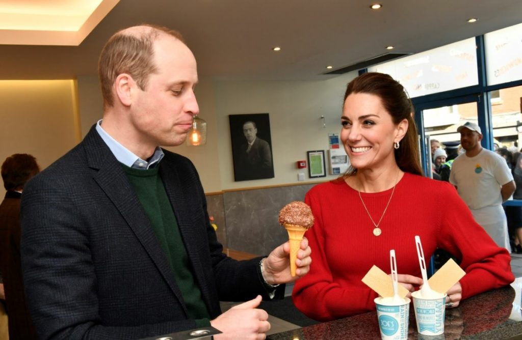 كيت ميدلتون مع الأمير وليام