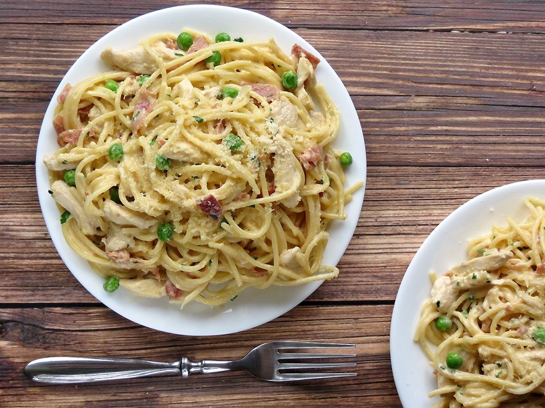 دجاج كاربونارا