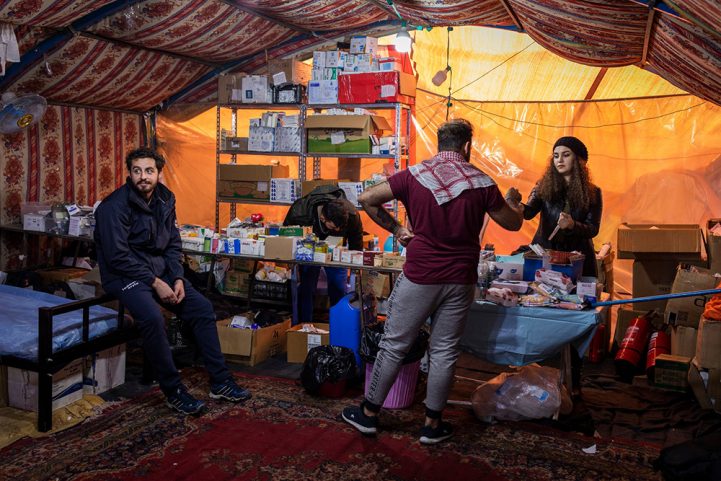 خيمة في ميدان التحرير/ نيويورك تايمز