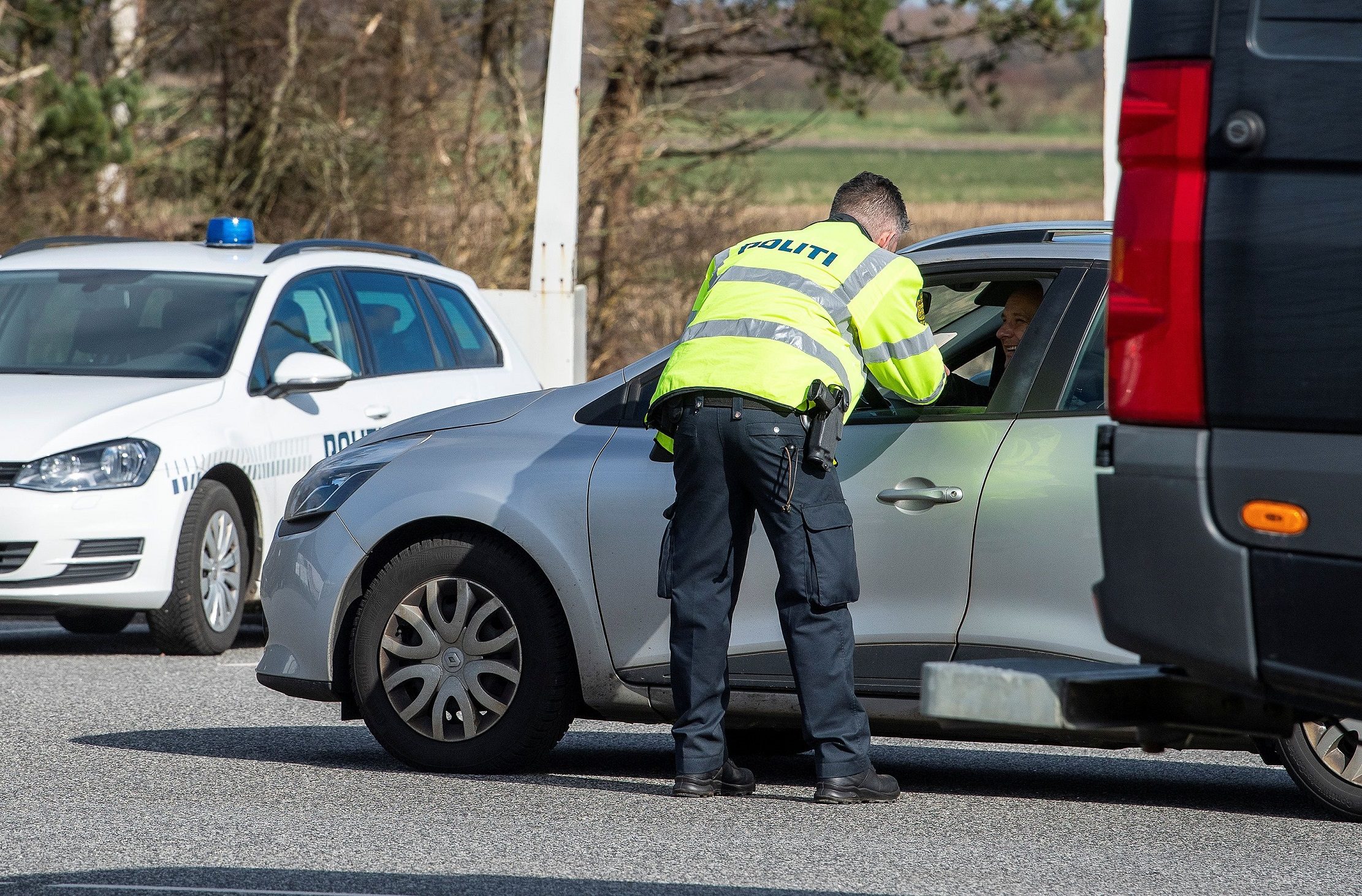 تفتيش على حدود الدنمارك/رويترز