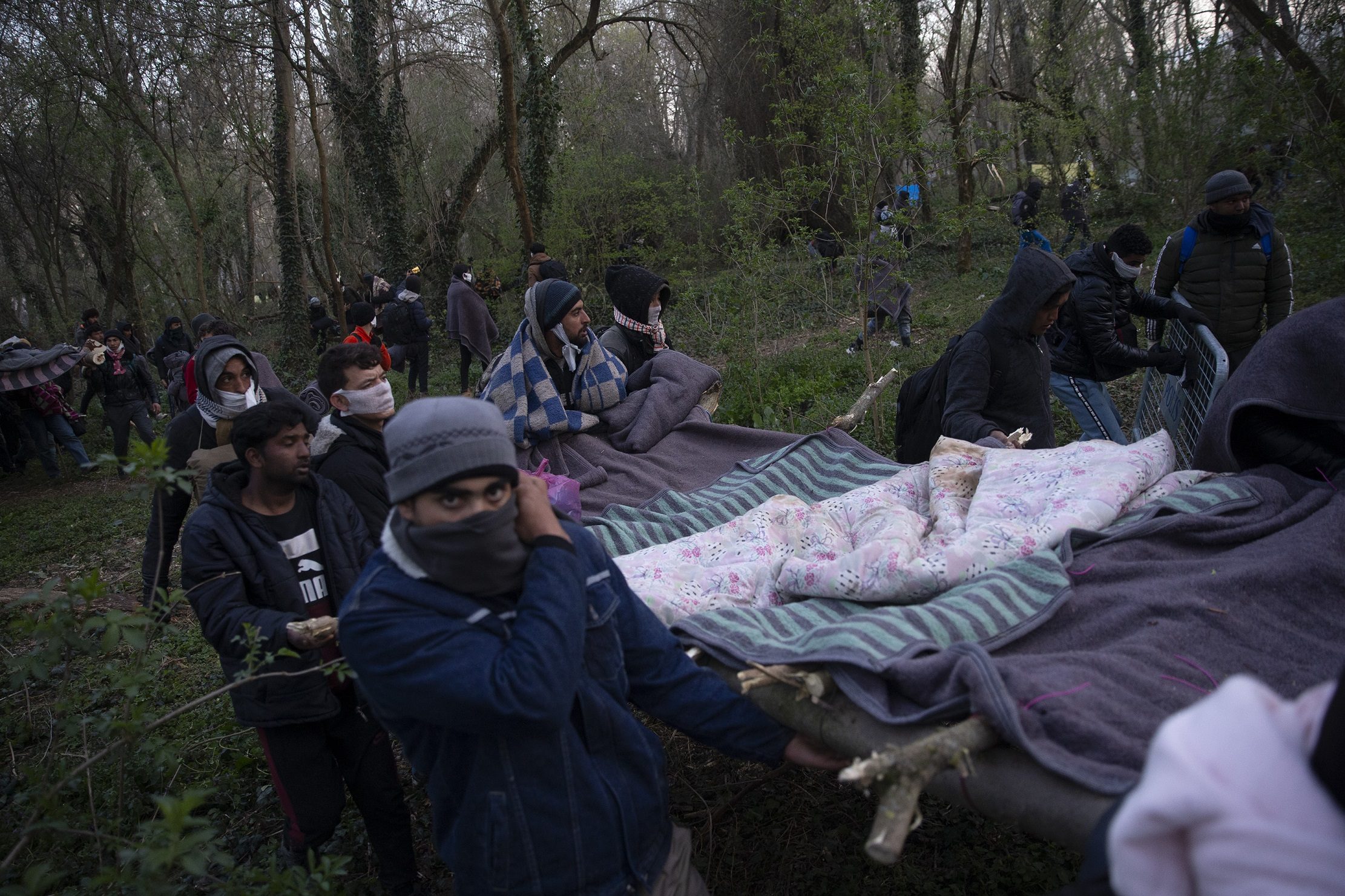 التصدي لطالبي اللجوء عند حدود اليونان