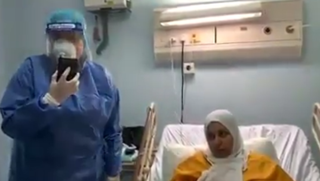 ولادة لامرأة في الأردن مُصابة بكورونا.. الملك وزوجته اتصلا بها فرحاً بنجاتها مع مولودتها (فيديو) ﻿