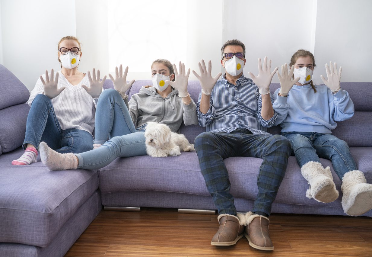 التعايش مع الشركاء في الحجر الصحي