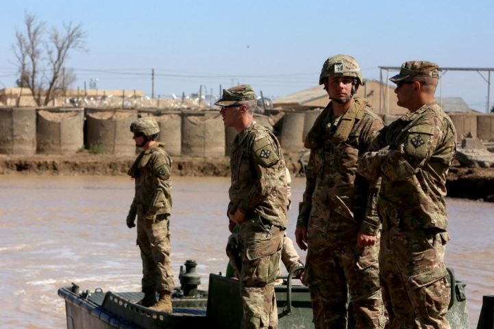 قوات أمريكية في معسكر التاجي في العراق، 2017/ U.S army