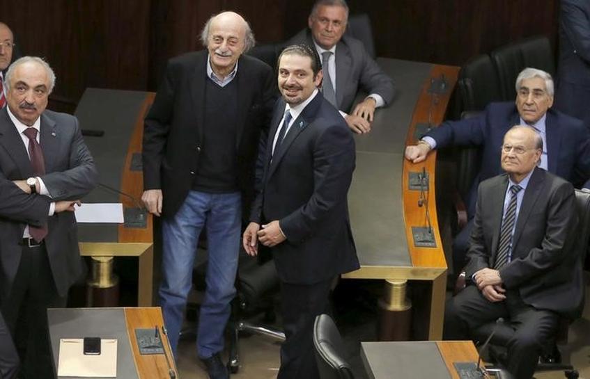 سعد الحريري ووليد جنبلاط