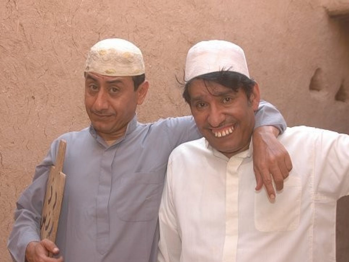 الممثلان السعوديان ناصر القصبي وعبد الله السدحان في إحدى حلقات مسلسل "طاش ما طاش"