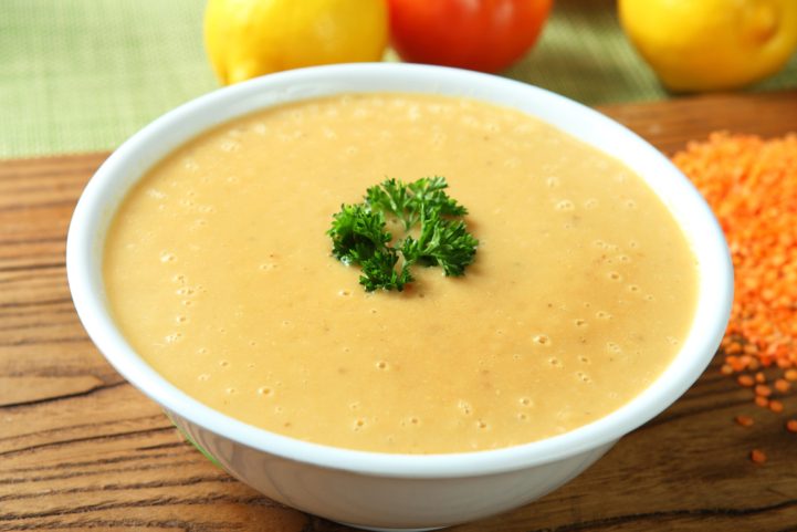  شوربة العدس 