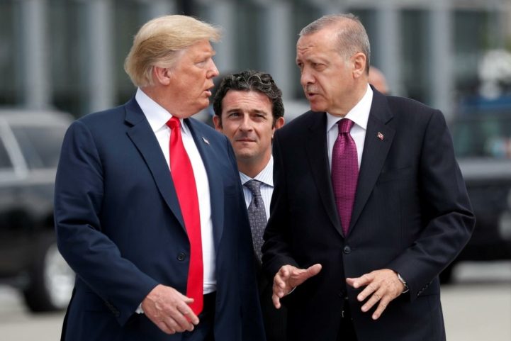 الرئيس الأمريكي دونالد ترامب ونظيره التركي رجب طيب أردوغان/رويترز