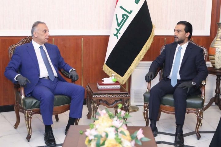 الحلبوسي والكاظمي / رويترز