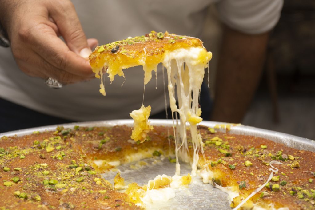 قصة طبق الكنافة