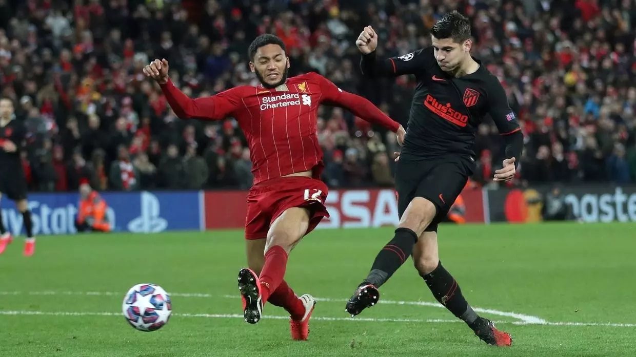 مباراة ليفربول وأتلتيكو مدريد (رويترز)