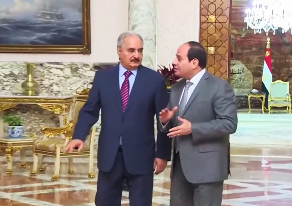 حفتر السيسي مصر ليبيا