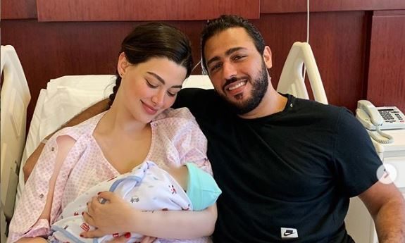 روان مع زوجها