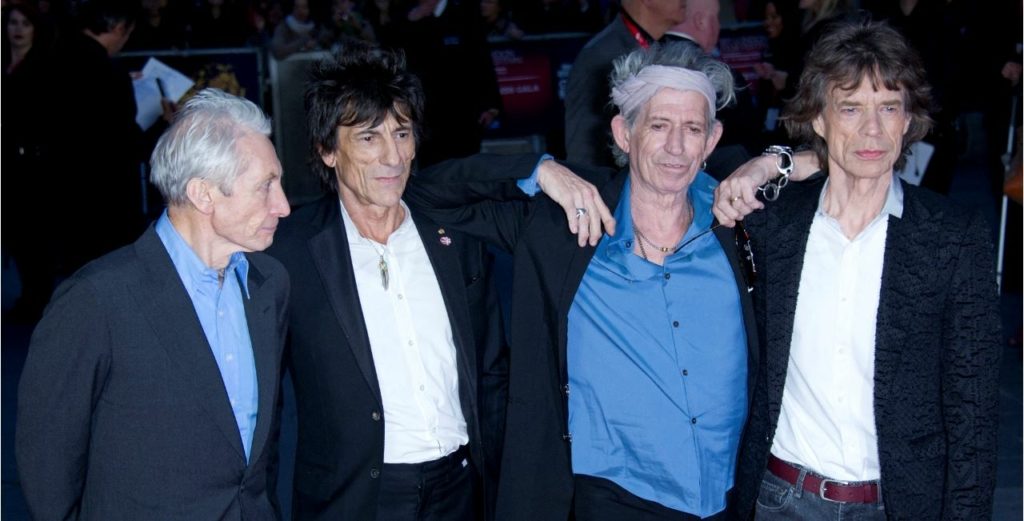 فرقة الروك المعروفة باسم The Rolling Stones