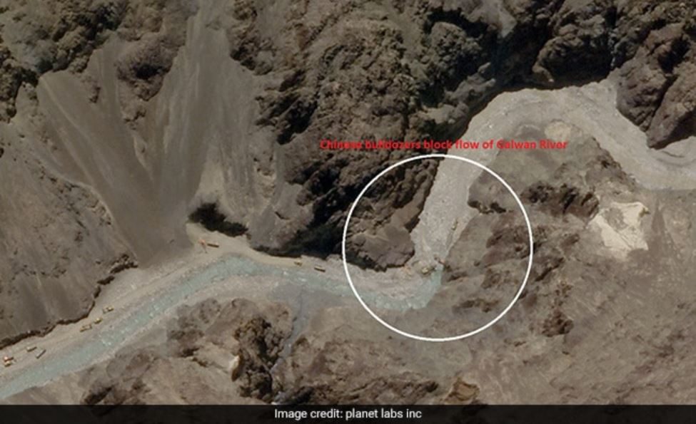 الصور نشرتها شبكة NDTV التلفزيونية الهندية