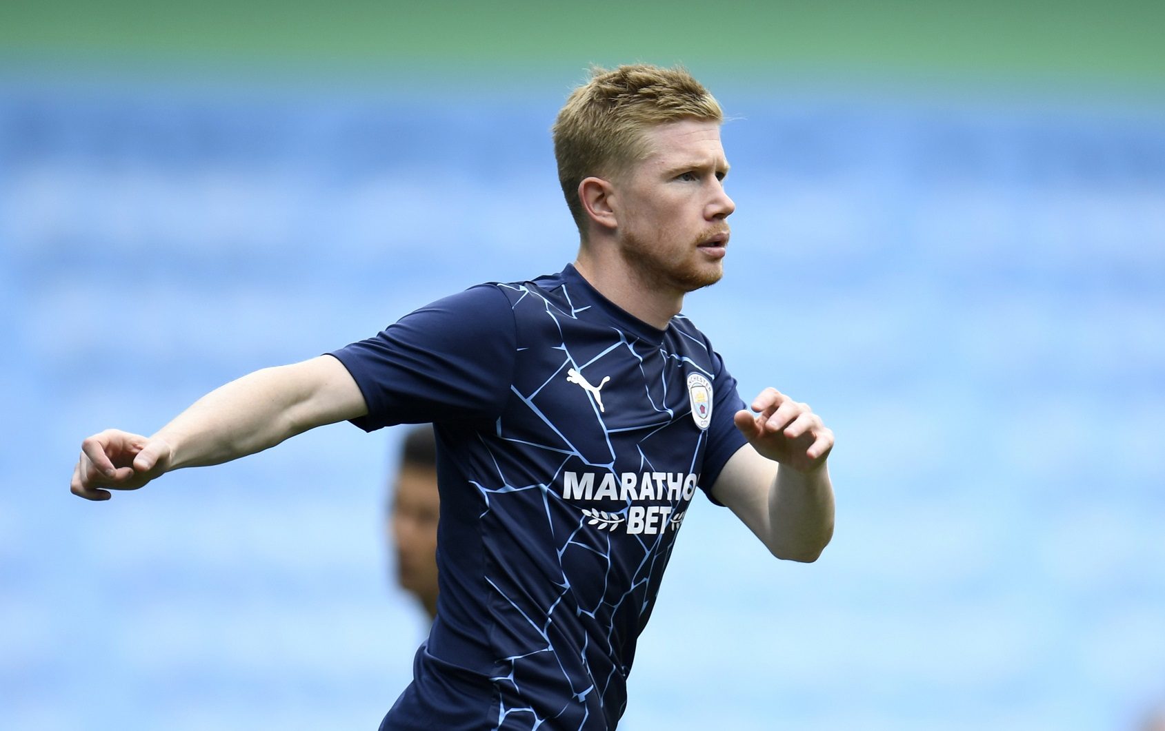 كيفن دي بروين نجم مانشستر سيتي (رويترز)