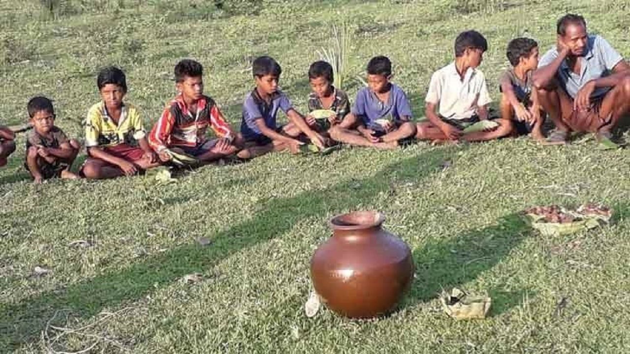 أكبرهم عمره 12 عاماً.. قرية هندية تجبر أطفالها على شرب الخمور للوقاية من كورونا (فيديو)