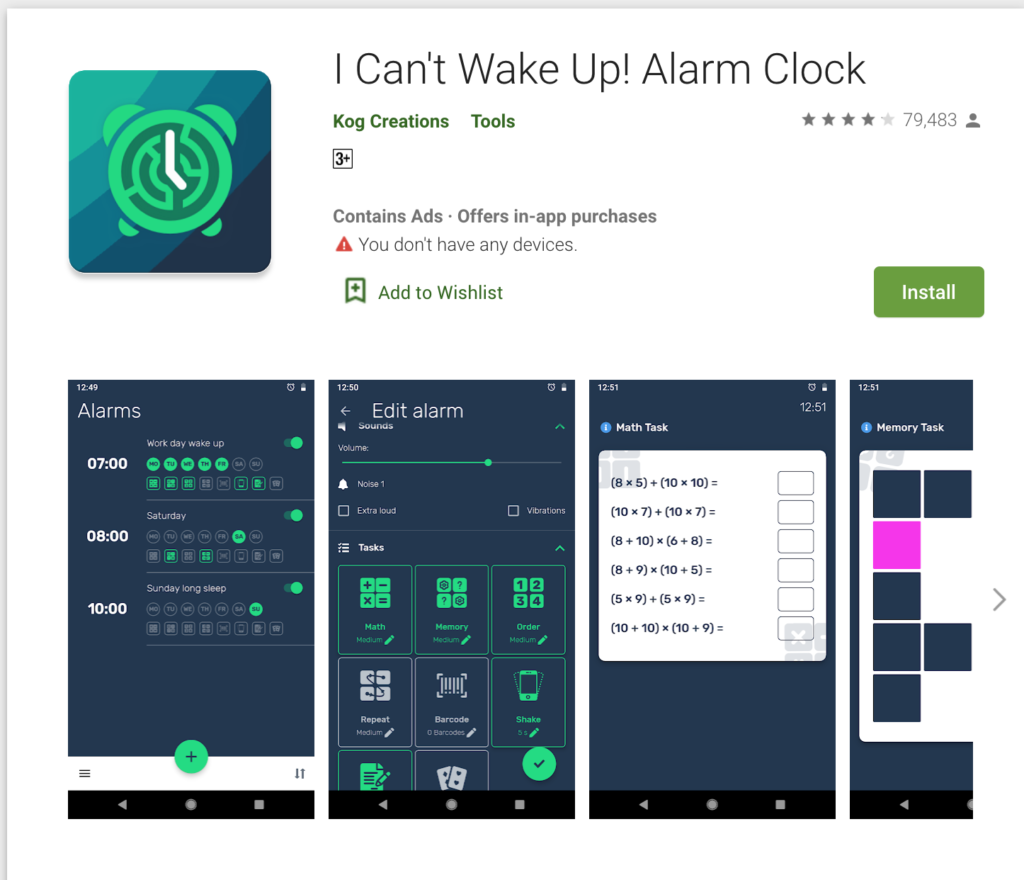 تطبيق I Can't Wake Up يساعدك علي نوم أفضل
