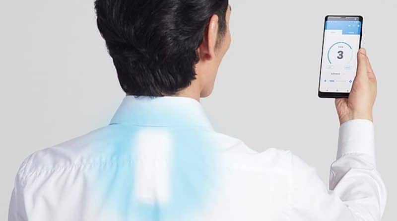 أول قميص مكيّف