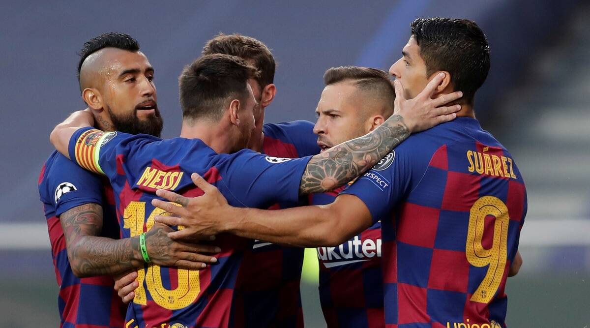 برشلونة ينوي التخلص من لويس سواريز (رويترز)