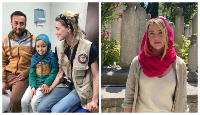 الجميلة “المتناقضة” آمبر هيرد بين قاعات المحاكم وساحات المساجد.. حياةٌ مليئة بالدراما والصخب