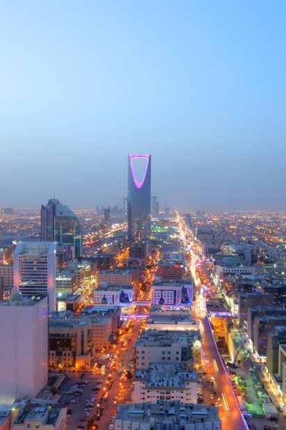 الصورة من العاصمة السعودية الرياض