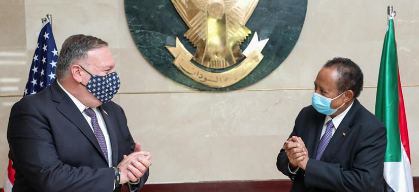 كواليس الضغط الأمريكي على السودان لإجباره على التطبيع مع إسرائيل.. المونيتور: هكذا ابتز بومبيو الخرطوم